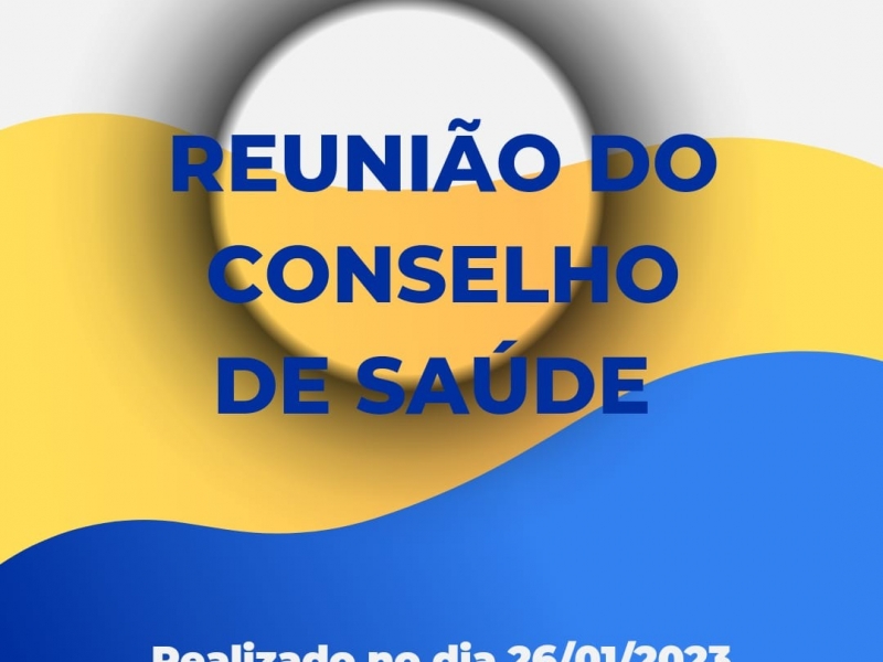 Reunião do Conselho de Saúde